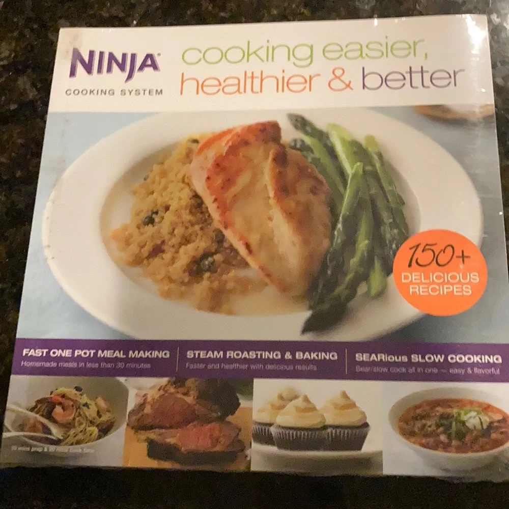 Ninja cooking easier, healthier & better cookbook + WW Simply 5 cookbook